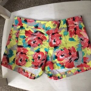 J.crew floral shorts